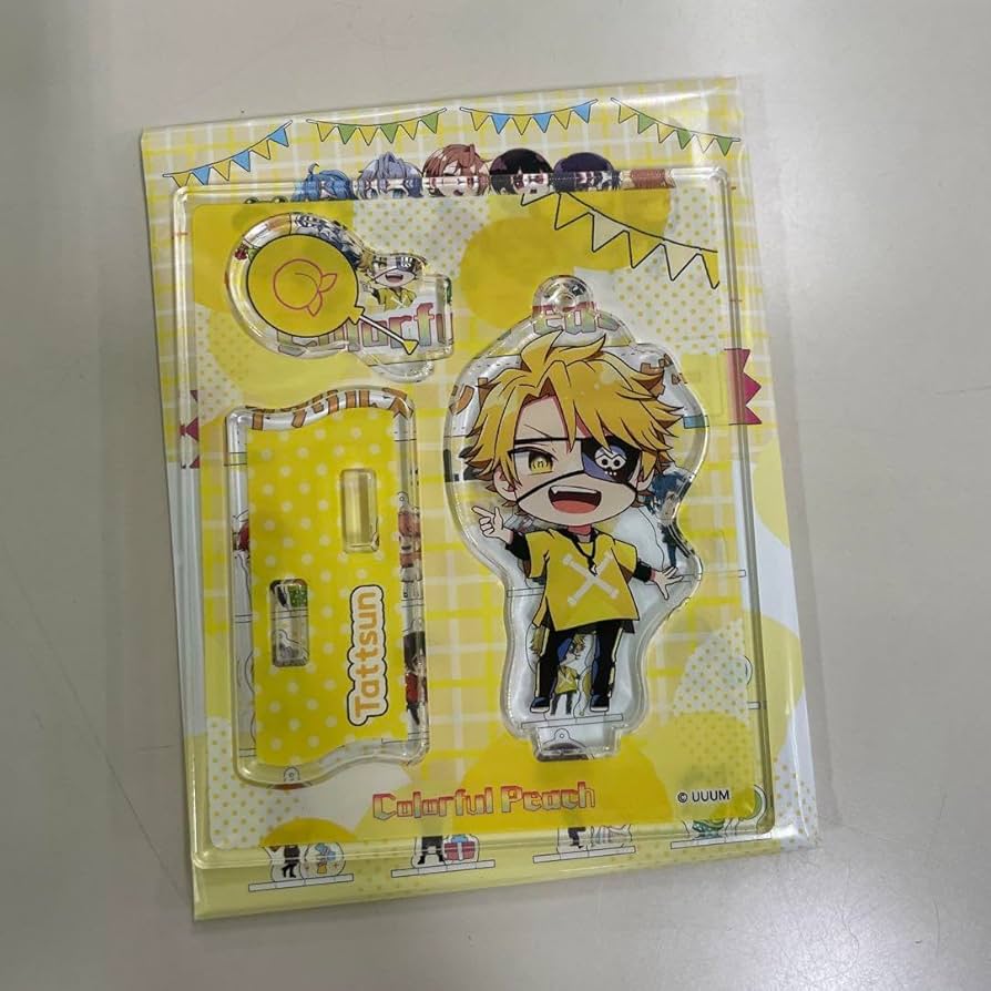 カラフルピーチ　まとめ売り　アクリルスタンド　キーホルダー　トレカ　他 カラフルピーチのあさん まとめ売り22点 アクスタ、キーホルダー